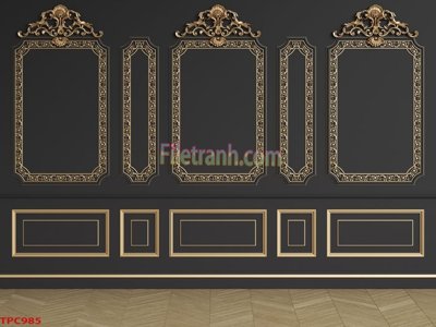 File gốc in ấn Tranh phào chỉ TPC985 chuẩn màu CMYK