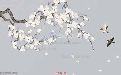 File tranh File hoa trang sức TS1102 (gốc) chủ đề tĩnh vật