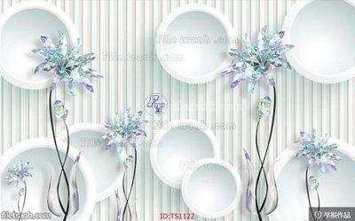 Tải file File hoa trang sức TS1122 (gốc) làm tranh trang trí