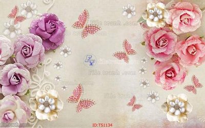 File gốc File hoa trang sức TS1134 (dành cho trang trí nội thất)