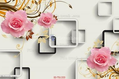 File ảnh File hoa trang sức TS1333 (gốc) trang trí khách sạn