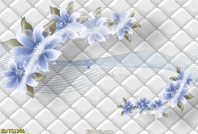 File gốc File hoa trang sức TS1366 (in lụa) tranh thuận buồm