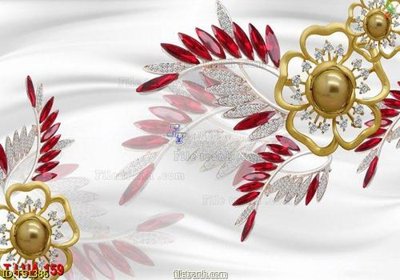 File gốc File hoa trang sức TS1386 (trang trí) phòng ngủ