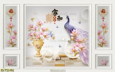 File ảnh gốc File hoa trang sức TS1401 không vỡ nét