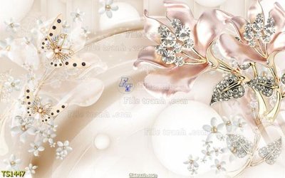 Tải file File hoa trang sức TS1447 (gốc) làm file quảng cáo