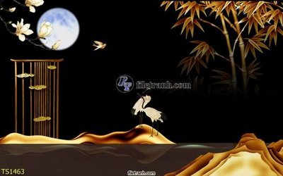 File tranh File hoa trang sức TS1463 (gốc) chủ đề động vật