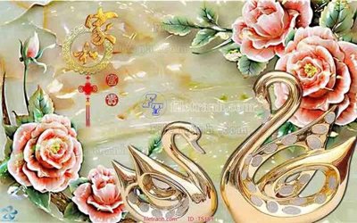 File gốc File hoa trang sức TS189 (in lụa) hoa văn cổ điển