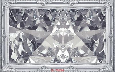 File tranh gốc File hoa trang sức 3d TS2006 (bản quyền) độc đáo