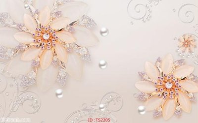 File gốc File hoa trang sức 3d TS2205 (in ấn) không giới hạn