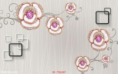 File gốc File hoa trang sức 3d TS2247 (PNG) nền trong suốt