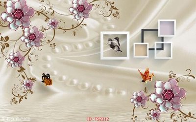 Chi tiết file tranh tráng gương File hoa trang sức 3d TS2312 (ảnh gốc)