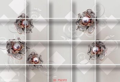 Download file File hoa trang sức 3d TS2372 (gốc) in mica ốp bếp