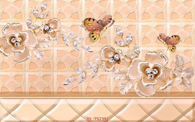 Tải file File hoa trang sức 3d TS2392 (PSD) cho in tranh kính