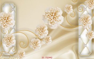 Tải file gốc in lụa File hoa trang sức 3d TS2442 siêu nét