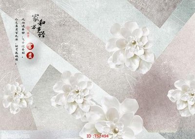 Download file File hoa trang sức 3d TS2494 (gốc) in mica cao cấp