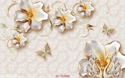 File tranh File hoa trang sức 3d TS2569 (gốc) chủ đề con người