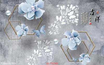 File gốc File hoa trang sức 3d TS2589 (in mica) làm quà tặng