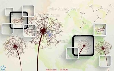 Download file gốc File hoa trang sức TS261 (in lụa) nghệ thuật