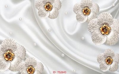 File tranh File hoa trang sức 3d TS2643 (gốc) chủ đề thiên nhiên