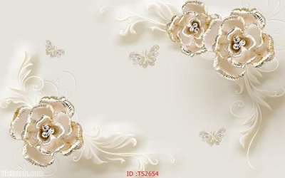 Tải file File hoa trang sức 3d TS2654 (gốc) làm tranh treo tường