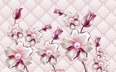 File gốc File hoa trang sức 3d TS2675 (in lụa) cao cấp