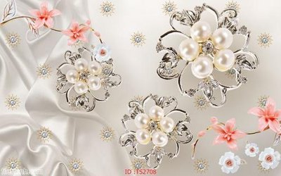 File PSD File hoa trang sức 3d TS2708 (gốc) tách lớp chi tiết