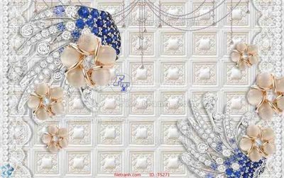 File PSD File hoa trang sức TS271 (gốc) tách lớp chi tiết