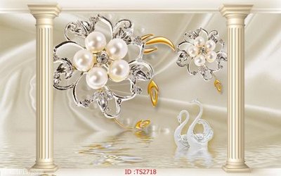 File gốc in ấn File hoa trang sức 3d TS2718 độ phân giải cao