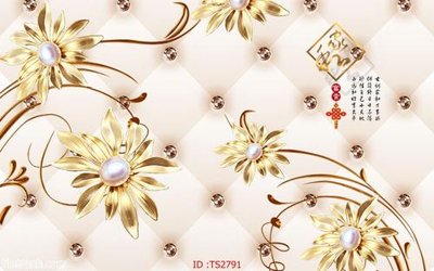 File ảnh File hoa trang sức 3d TS2791 (gốc) in backdrop sự kiện