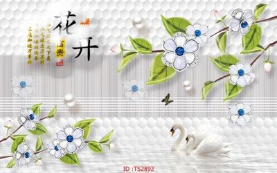 Tải file File hoa trang sức 3d TS2892 (gốc) in tranh tráng gương