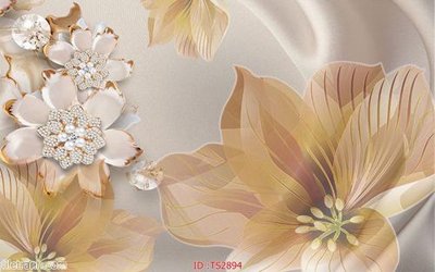 File ảnh File hoa trang sức 3d TS2894 (gốc) in quảng cáo ngoài trời