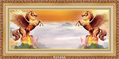 File in trần File hoa trang sức 3d TS3005 (bản gốc) phong cảnh