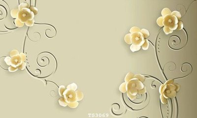 File gốc File hoa trang sức 3d TS3069 (in ấn) màu sắc trung thực