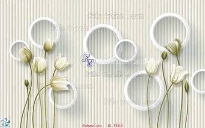 File in trần File hoa trang sức TS310 (bản gốc) phong cảnh