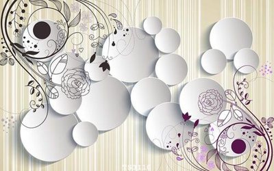 File ảnh File hoa trang sức 3d TS3110 (gốc) in decal dán tường