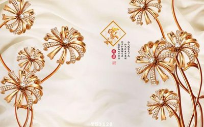 File tranh File hoa trang sức 3d TS3128 (ảnh gốc) cho in ấn kỹ thuật số