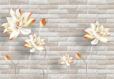 File tranh File hoa trang sức 3d TS3169 (gốc) chủ đề trừu tượng