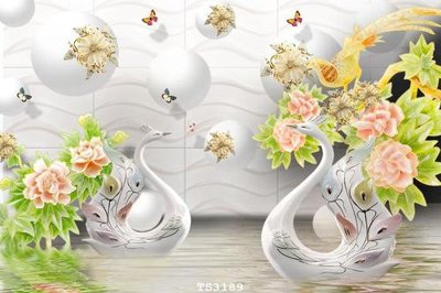 File gốc File hoa trang sức 3d TS3189 (in ấn) màu sắc trung thực