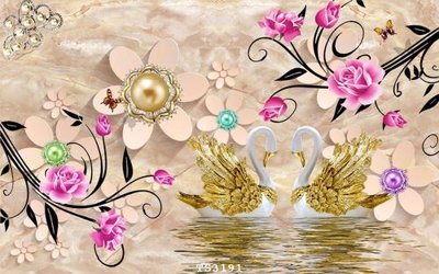 File PSD File hoa trang sức 3d TS3191 (bản gốc) cho nhà in