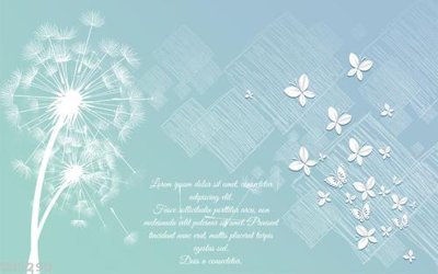 File gốc File hoa trang sức 3d TS3290 (trang trí) phòng trẻ em