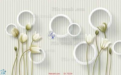 Tải file File hoa trang sức TS334 (gốc) chủ đề phong thủy