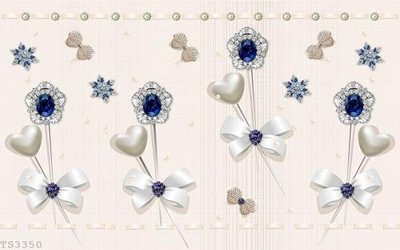 File gốc File hoa trang sức 3d TS3350 (PNG) không nền chất lượng