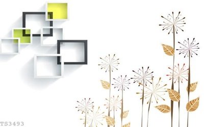 File tranh File hoa trang sức 3d TS3493 (gốc) chủ đề trừu tượng