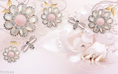 File tranh File hoa trang sức 3d TS3544 (gốc) chủ đề thành phố