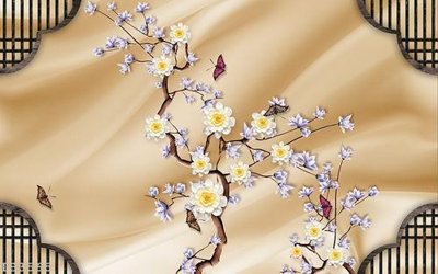 File tranh File hoa trang sức 3d TS3565 (bản gốc) treo phòng ăn