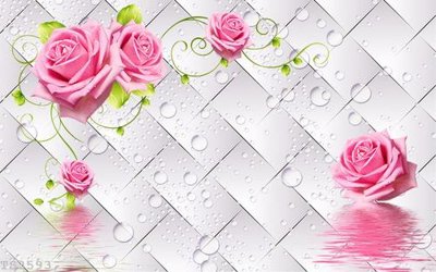 File ảnh File hoa trang sức 3d TS3593 (gốc) in poster