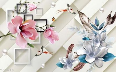 File tranh File hoa trang sức 3d TS3616 (file gốc) chuẩn màu in