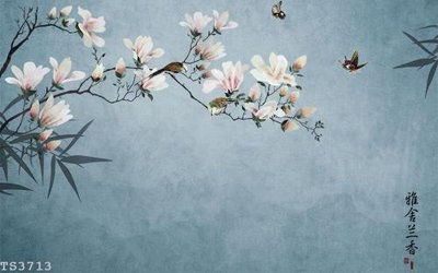 Ảnh gốc File hoa trang sức 3d TS3713 (độ nét cao) in tráng gương