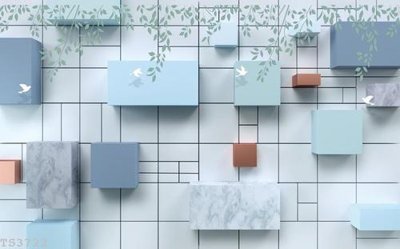 File tranh File hoa trang sức 3d TS3722 (bản gốc) in lụa 5D