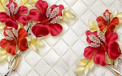 File ảnh File hoa trang sức 3d TS4031 (gốc) dùng in Pano